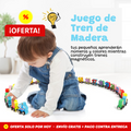 Juego de Tren de Madera